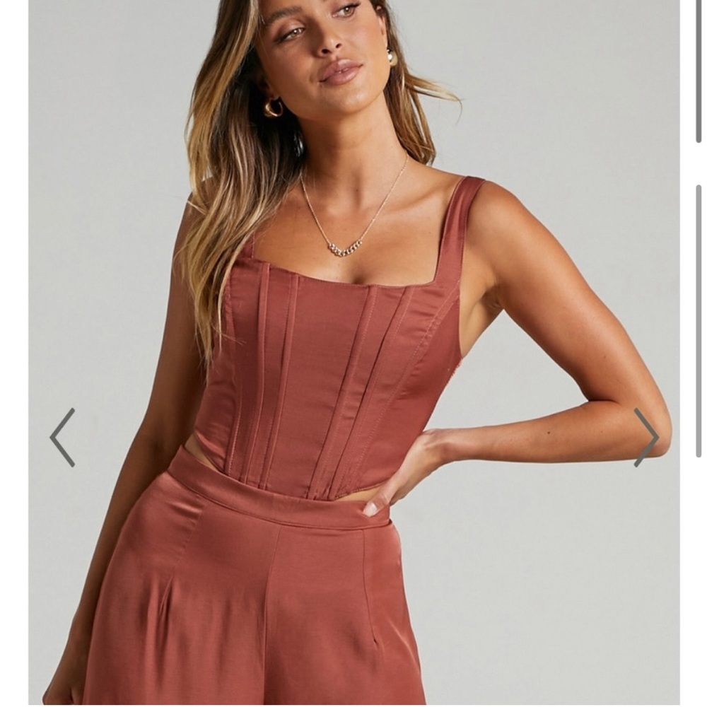 Seven Wonders Terracotta Seville Corset Top